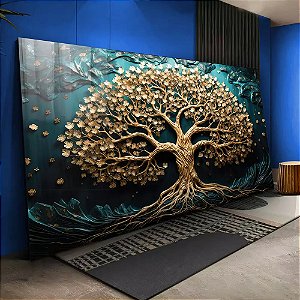 Quadro Paisagem Óleo Sobre Tela 9999 - 130cmx210cm