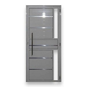 Porta lambril com puxador e visor lateral - linha 25 Premium