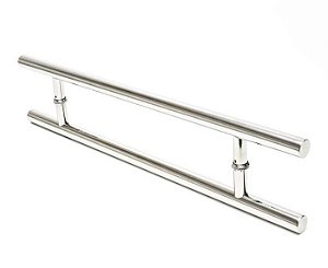 Puxador redondo acabamento polido