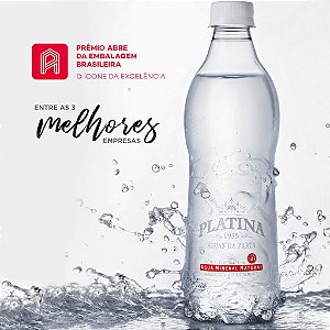 Água Platina 510ml com Gás 12un