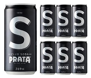 Mixer Prata ClubSoda Lata 269ml 6un