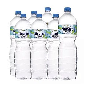 Agua Minalba Natural 1500ml 6un