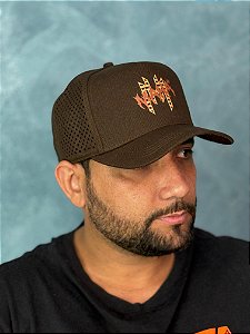 Snapback Trucker Brown MH Silk Maha