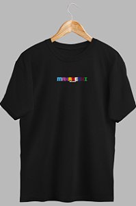 Camiseta LongLine Black Basic Colors