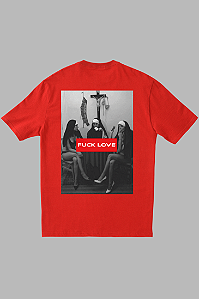 Camisa Oversized Red Fuck Love - Coleção Fuck Love