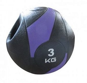 Medicine Ball c/ Pegada 3kg/230mm - Liveup Sports
