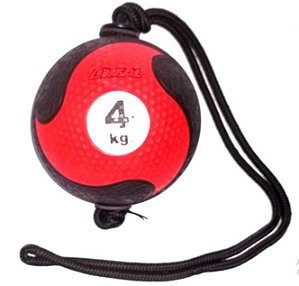 Medicine Ball 4kg (com corda)