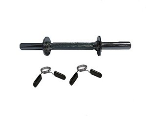 Barra Maciça 40cm c/ Presilha e Aro