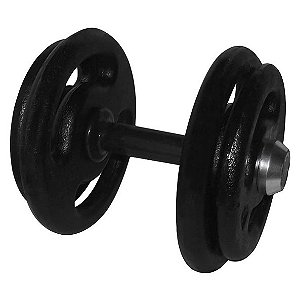 Dumbbell Pintado Pegada Emborrachada 18kg