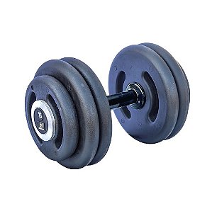 Dumbbell Injetado com Pegada Emborrachada 14kg