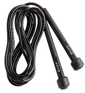 Corda de Pular no Tubo, em PVC, 2,75 Mts, Preta Acte