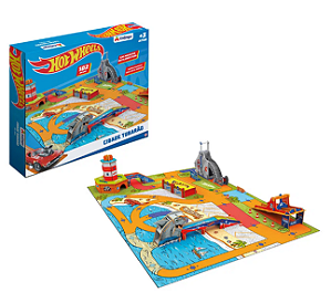 Playset Cidade Hot Wheels Tubarão
