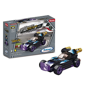 Blocos de Montar Corrida Maluca Turbo Fast (48 peças)