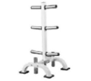 Suporte de Chão Para 2 Barras e 6 Posições Anilhas 63x63x114cm