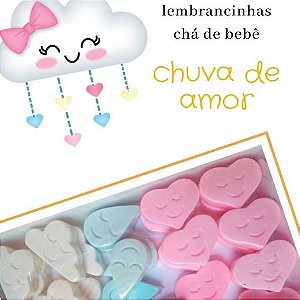 Caixa sabonete chuva de amor 20pcs mhz