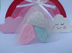 sabonete chuva de amor lembrancinhas 3pçs mhz