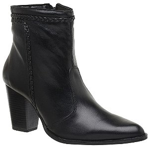 bota de pelica cano curto feminina