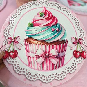 CAPA P/ SOUSPLAT - MESA POSTA -CAPA AVULSA -COLEÇÃO CUPCAKE