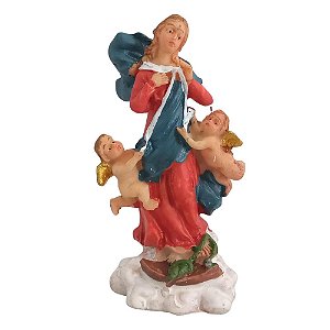 Nossa Senhora Desatadora De Nós Resina/8 cm Dicapri.