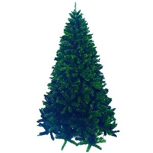 Árvore de Natal Verde 2,10m Articulada 1750 Pontas - SALDÃO - Papel Mache