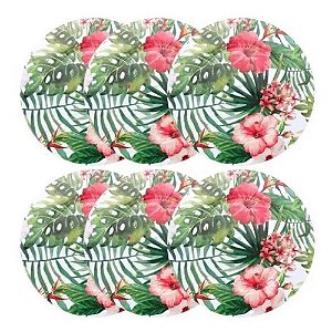 Jogo Com 6 Souplast Tropical - Metal Ø33,5cm SALDÃO.