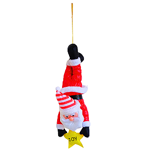 Papai Noel Enfeite de Pendurar Star Joy 60x25x17cm