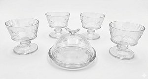 Jogo 5 Pç Sobremesa e Doces Butterfly  - Crista Wolff