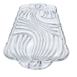 Travessa de Vidro Espesso Abstract 38,5 x 22,5cm