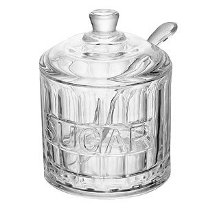 Açucareiro De Vidro Harmony Wolff 10x8cm