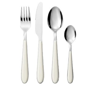 Faqueiro 24 Pç Aço Inox Cabo Tipo Madre Perola Curaçao