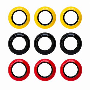 Jogo com 6 Porta Guardanapos Argola 6cm Laqueados