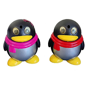 Jogo Com 2 Porta Palitos Modelo Pinguins Acompanha Palitos Saldão
