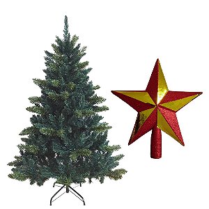 Árvore De Natal 120cm Pinheiro Com Ponteira e Pinhas 376 Pontas - SALDÃO! - Papel Mache Árvore De Natal 120cm Pinheiro Com Ponteira e Pinhas 376 Pontas - SALDÃO! - Papel Mache