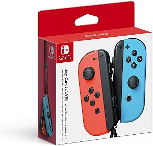 Controle Nintendo Joy con - Vermelho e Azul