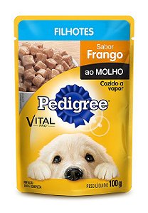 PEDIGREE® Sachê Filhotes Sabor Frango ao Molho - Raças Pequenas 100g