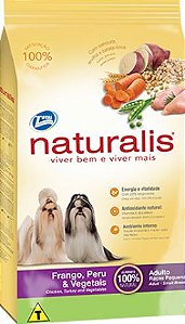 Naturalis Frango, Peru &Vegetais - Adultos Raças Pequenas