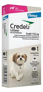 Antipulgas E Carrapatos Credeli Para Cães De 2,5 À 5,5 Kg 1 Comprimido De 112.5 Mg