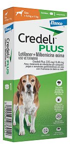 Antipulgas E Carrapatos Credeli Plus Para Cães De 5,5 À 11 Kg 1 Comprimido De 225 Mg / 8,44 Mg