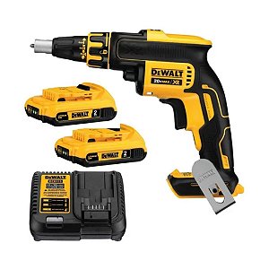 Parafusadeira A Bateria 20v Para Drywall Dewalt DCF620B Completa