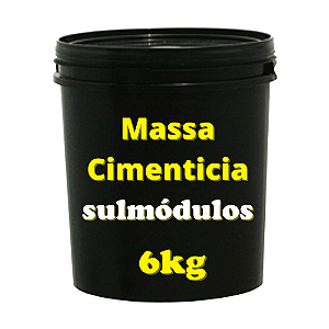 Massa para Junta de Placa Cimentícia 6kg Sulmódulos