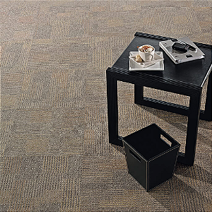 Carpete em Placa Belgotex Interlude 6,5mm x 50cm x 50cm - 057 - Savanna (Caixa com 5m²)