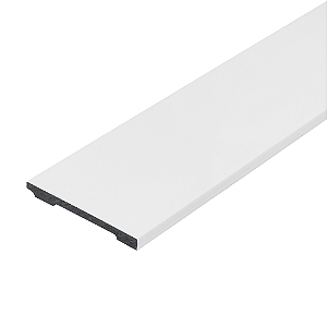 RODAPÉ DE POLIESTIRENO SANTA LUZIA BELLITAS 7CM BRANCO LISO 2,20M (CX C/ 10)