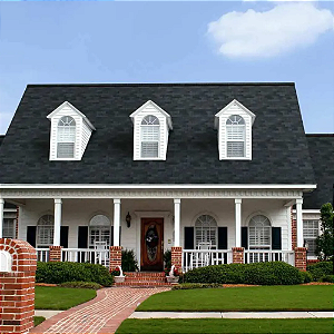 Telha Shingle 3 Abas Owens Corning Supreme Preto (Pacote 3,02m2)