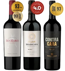 Caixa Vinhos Degustação Argentina