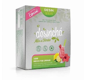 Desinchá Mix de Verão Hibiscus Pink Lemonade 30 Sachês 45g