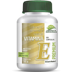 Vitamina E Premium 60 Cápsulas 500mg Medinal