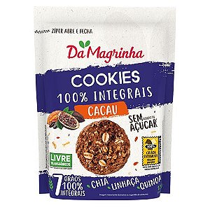 Cookies  7 Grãos 100% Integral Cacau 120g Da Magrinha