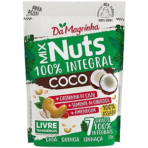 Mix de Nuts 100% Integral Coco 50g Da Magrinha