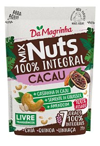 Mix de Nuts 100% Integral Cacau 50g Da Magrinha