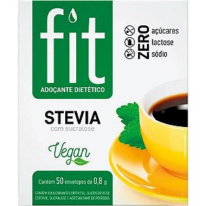 Adoçante Fit Stevia/Sucralose 50un X 0.6g Stevita